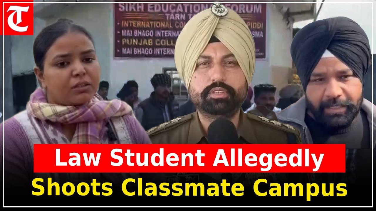 Law student allegedly shoots fellow student; police probe underway, college reacts.