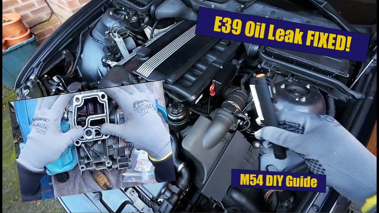 BMW E39 E46 M54 Oil Filter Housing Gasket and Valve Replacement