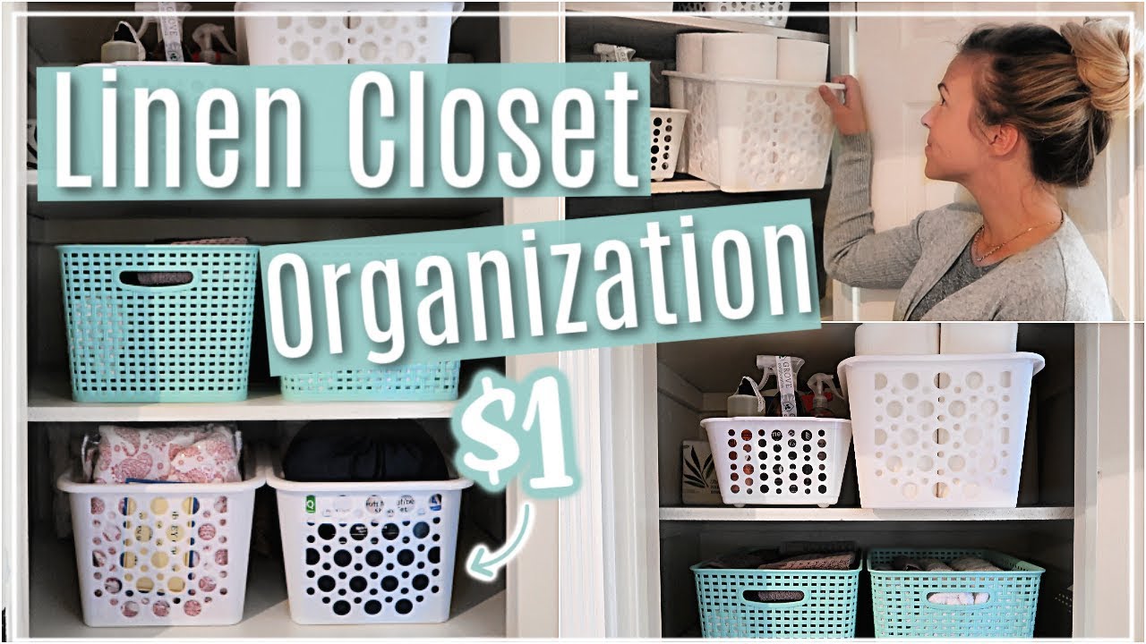 LINEN CLOSET ORGANIZATION IDEAS | ORGANIZING ON A BUDGET | EXTREME KONMARI CLOSET DECLUTTER