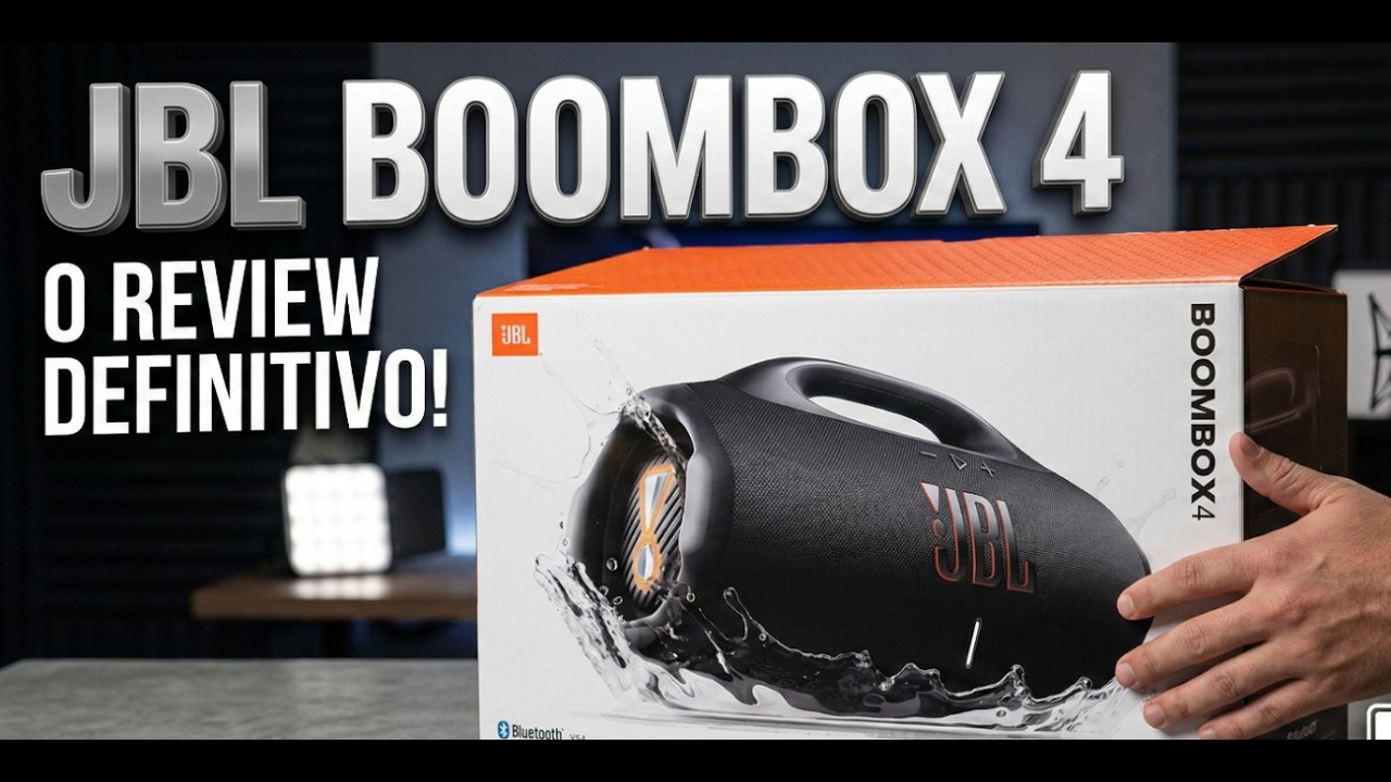 JBL Boombox 4: A Caixa de Som MAIS POTENTE de 2026? Graves Surreais e IP68! Vale o Investimento? 🔊