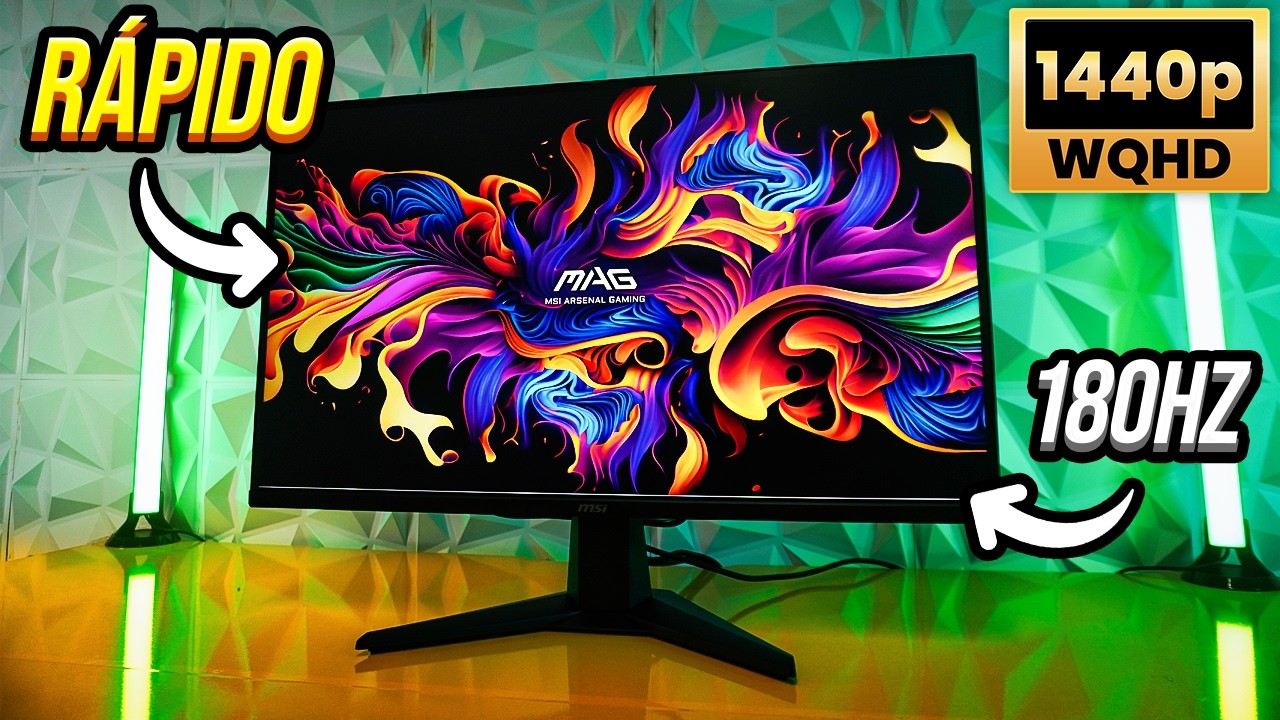 🎯 &iquest;Vale la pena el MSI MAG 275QF? Monitor Gaming 1440p 180Hz en detalle