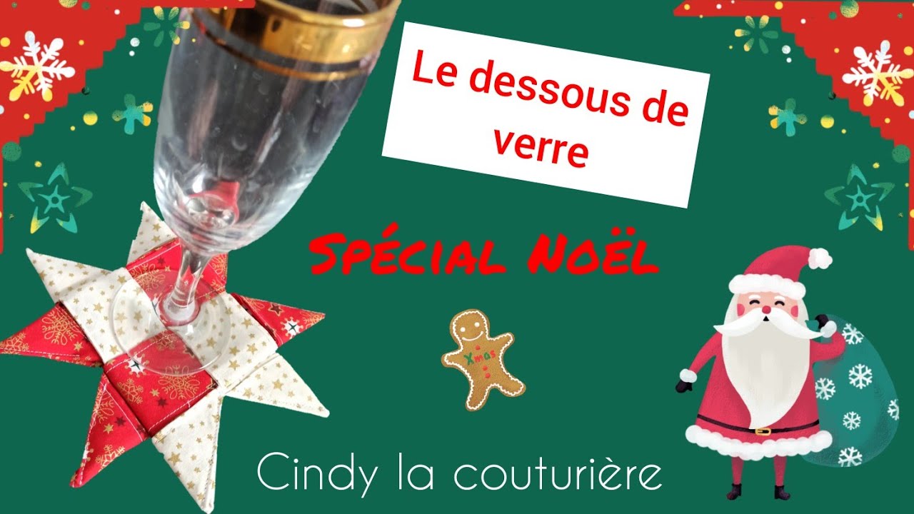 Tuto couture facile ~ Le dessous de verre ~ Cindy la couturière