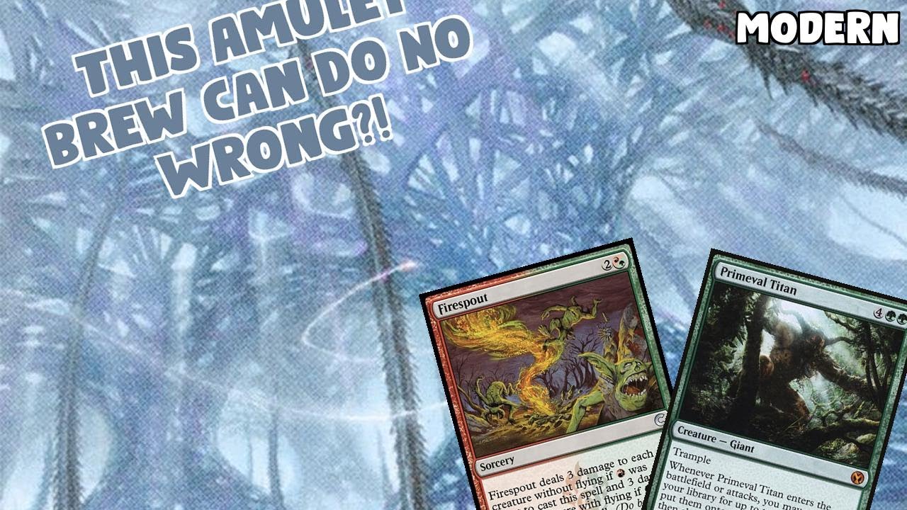 This Amulet Brew Can Do No Wrong?!  | Amulet Titan | Modern Challenge | MTGO