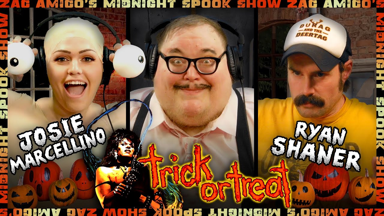 JOSIE MARCELLINO & RYAN SHANER watch TRICK OR TREAT on Zac Amico's Midnight Spook Show | Ep 360
