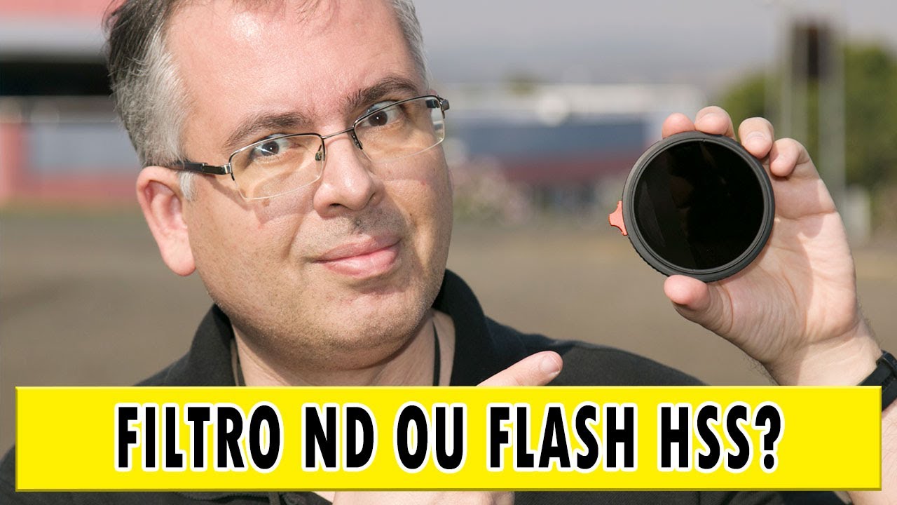 Comparativo:  filtro ND vs flash HSS