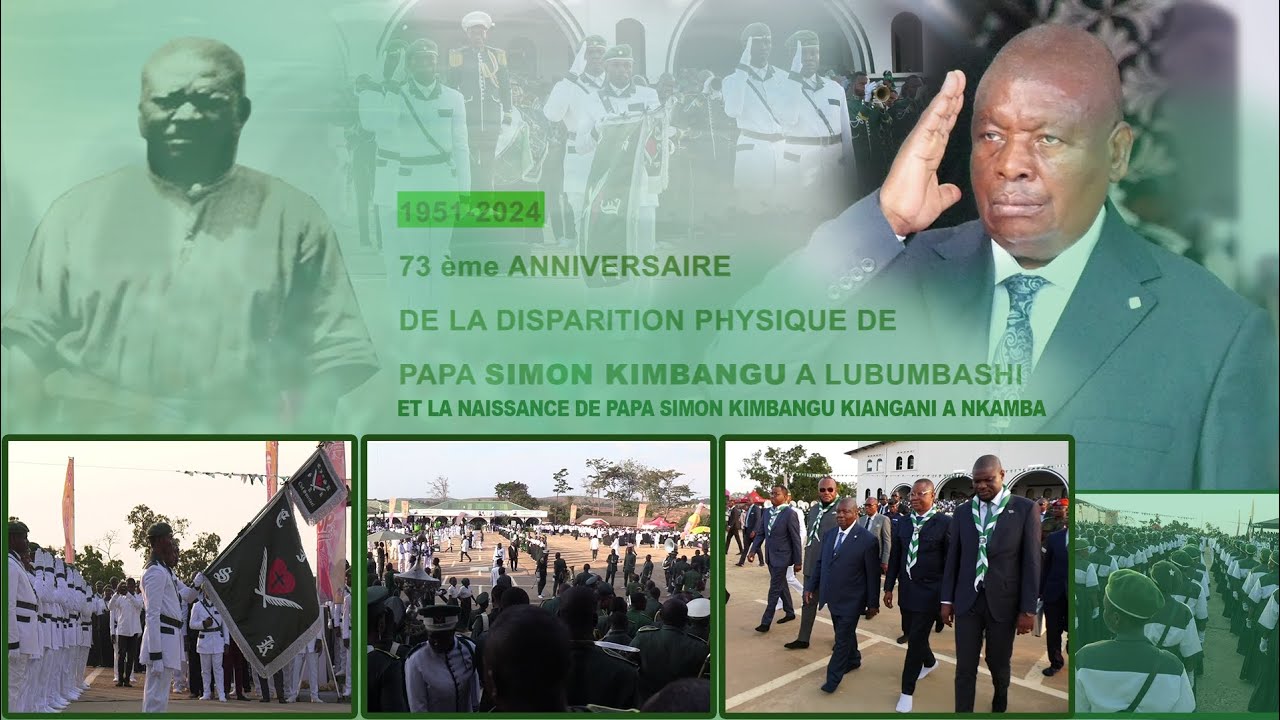 LES HONNEURS DE SA DIVINITÉ PAPA SIMON KIMBANGU KIANGANI DU 12 OCTOBRE 2024 À NKAMBA