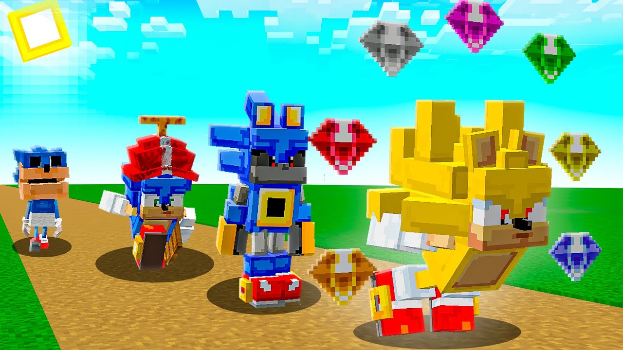 VIDA de SONIC no Minecraft