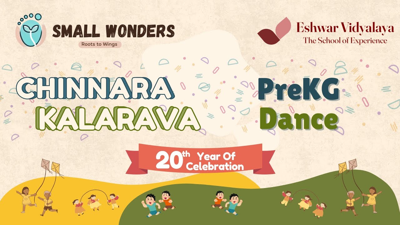 PreKG Dance | CHINNARA KALARAVA 2025 | Small Wonders Pre-school | Mysuru
