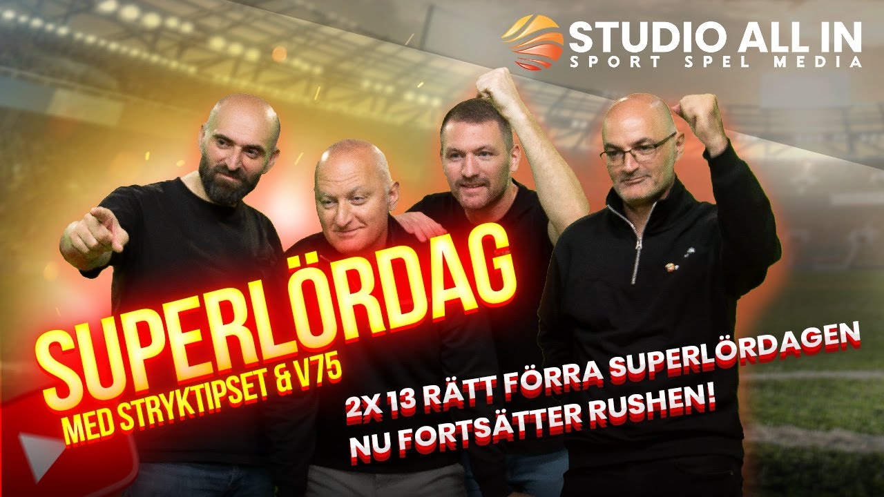 Nu forts&auml;tter rushen! | Superl&ouml;rdag LIVE