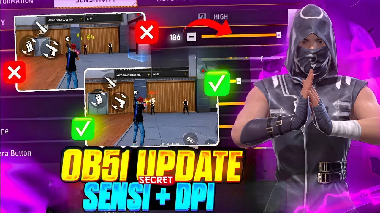 OB51 🔥 BRAZILIAN 🇧🇷 SENSI | NO RECOIL ❌ 💯 WORKING ✅ | FOR ALL DEVICES 📱✅ | BEST SENSI😱🔥 | IN TELUGU🎯