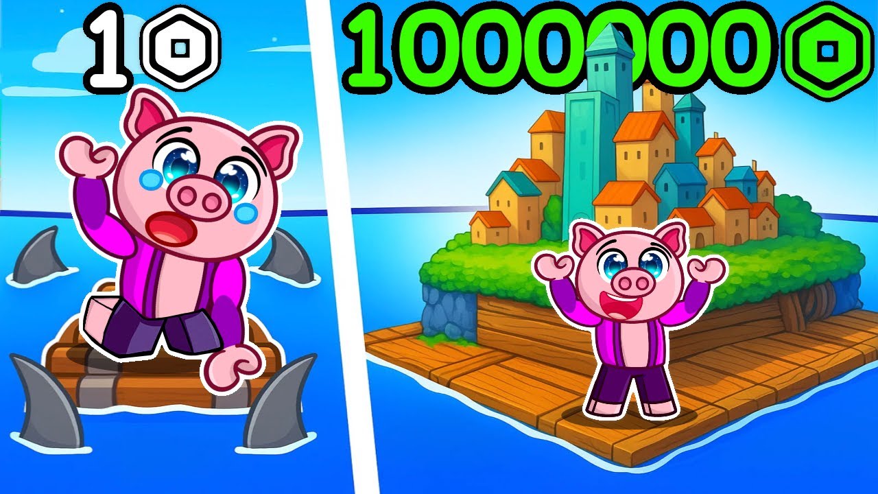 Utrácím MILIONY, abych měl NEJLEPŠÍ RAFT v Robloxu!
