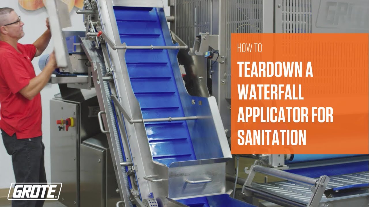 How to Teardown a Waterfall Applicator for Sanitation - Grote Company