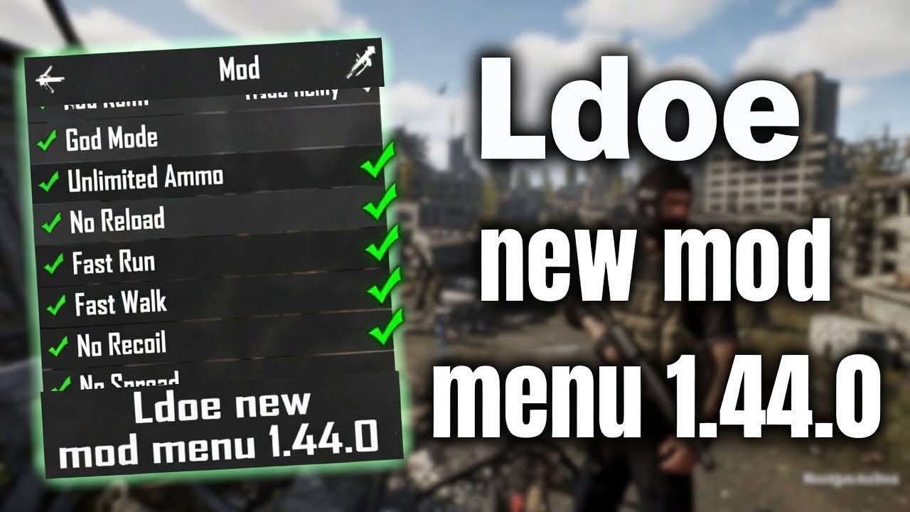 LDOE MOD MENU APK 1.44.0 FIXED UPDATE2025 | LAST DAY ON EARTH MEGA MOD MENUAPK v1.44.0