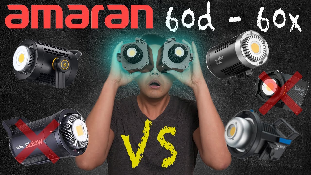Кто победит? Amaran 60d против Godox ML60 против Godox SL60w против Nanlite Forza 60 против Sokan...