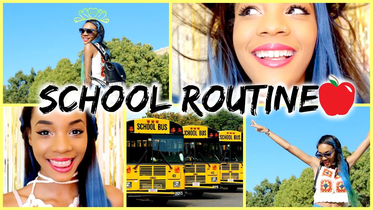 First Day of School Morning Routine (Hair, Makeup & Outfit)