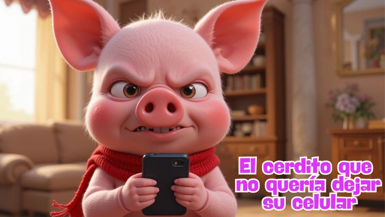 ¡El cerdito adicto al celular que cambió su vida!