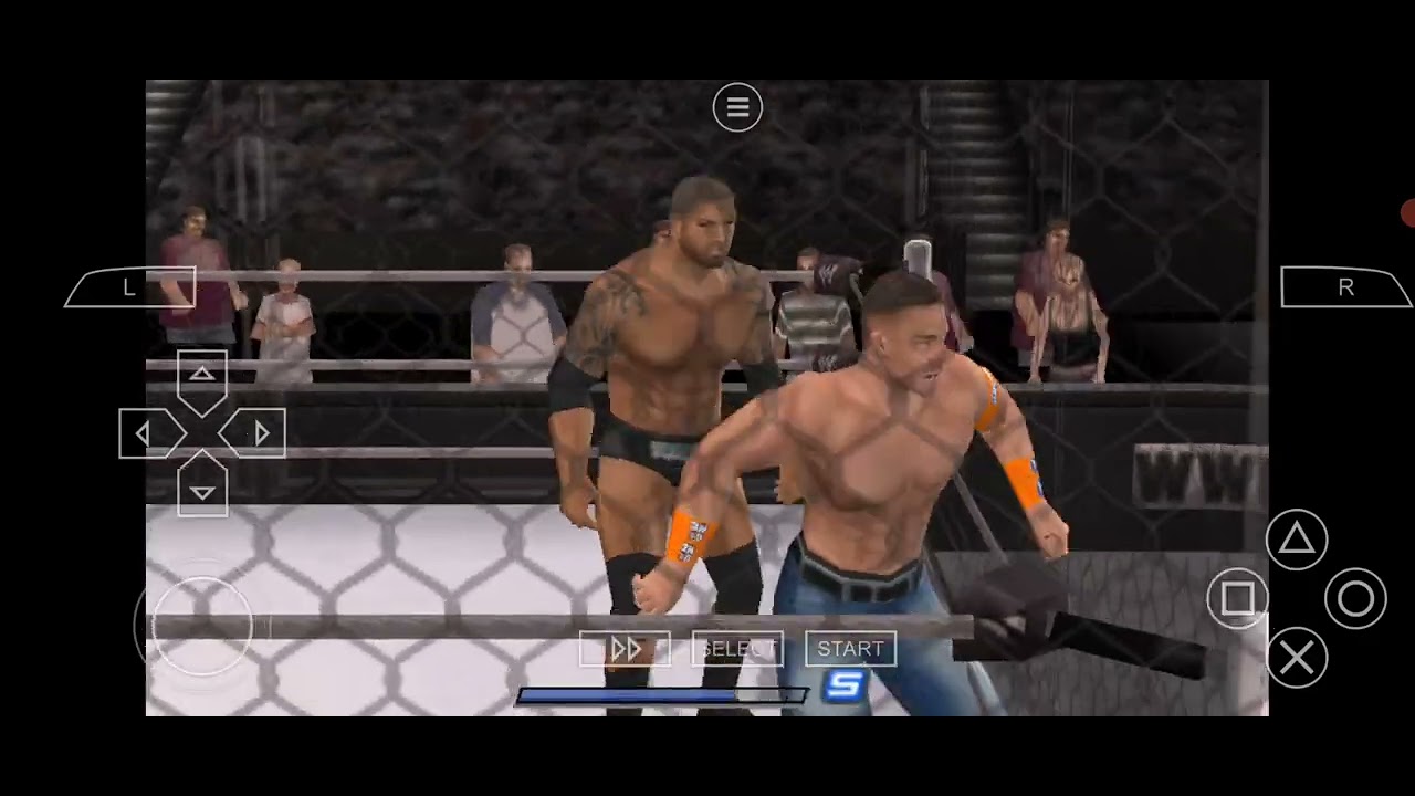 Batista vs jhon Cena steelcage match (SMACKDOWN VS RAW 2011) #youtubeshorts #india #youtube 