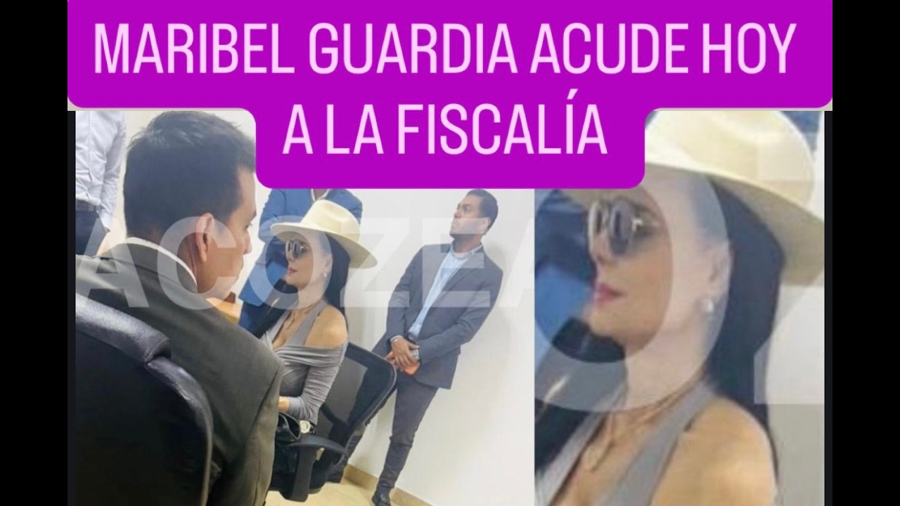 Maribel Guardia ACUEDE HOY A LA FISCALÍA