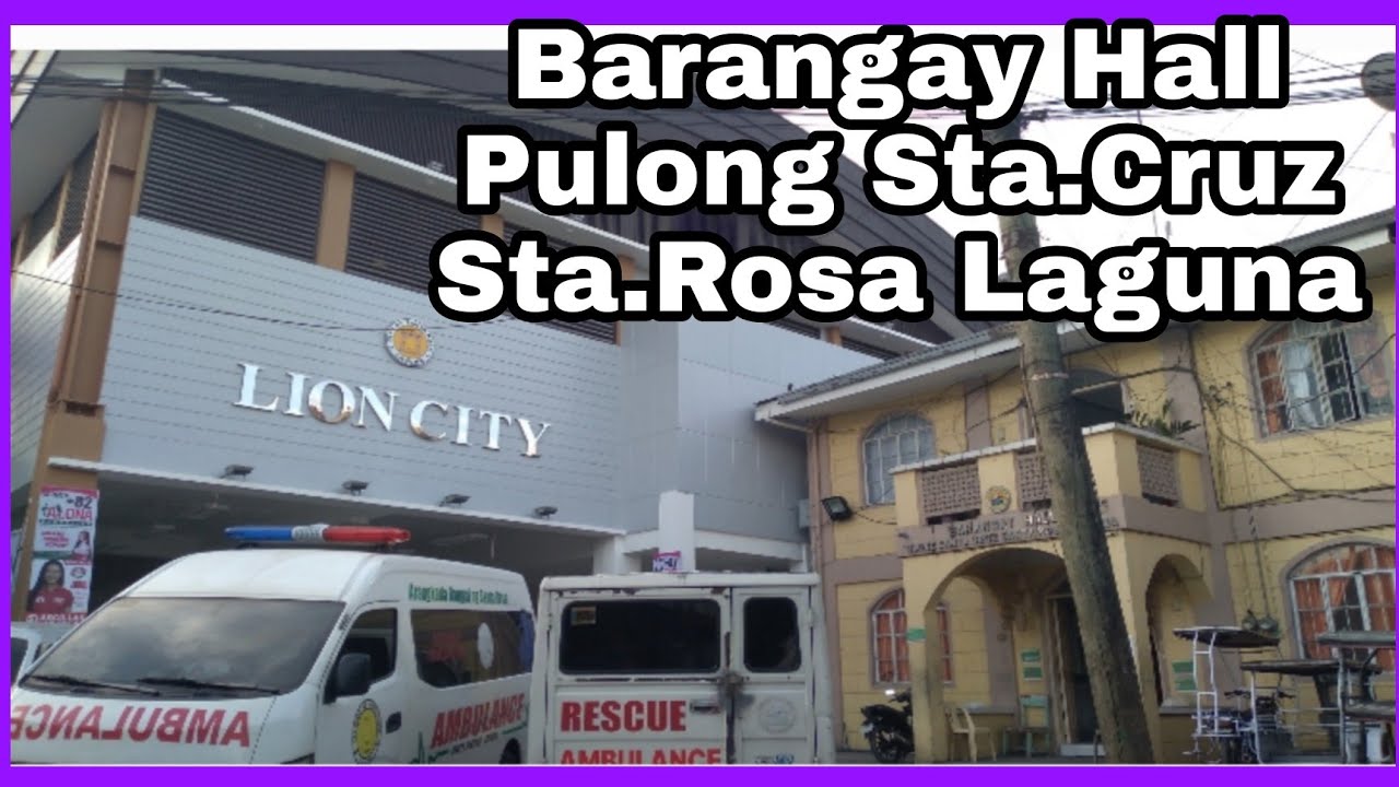 Barangay Hall Pulong Sta.Cruz Sta.Rosa Laguna