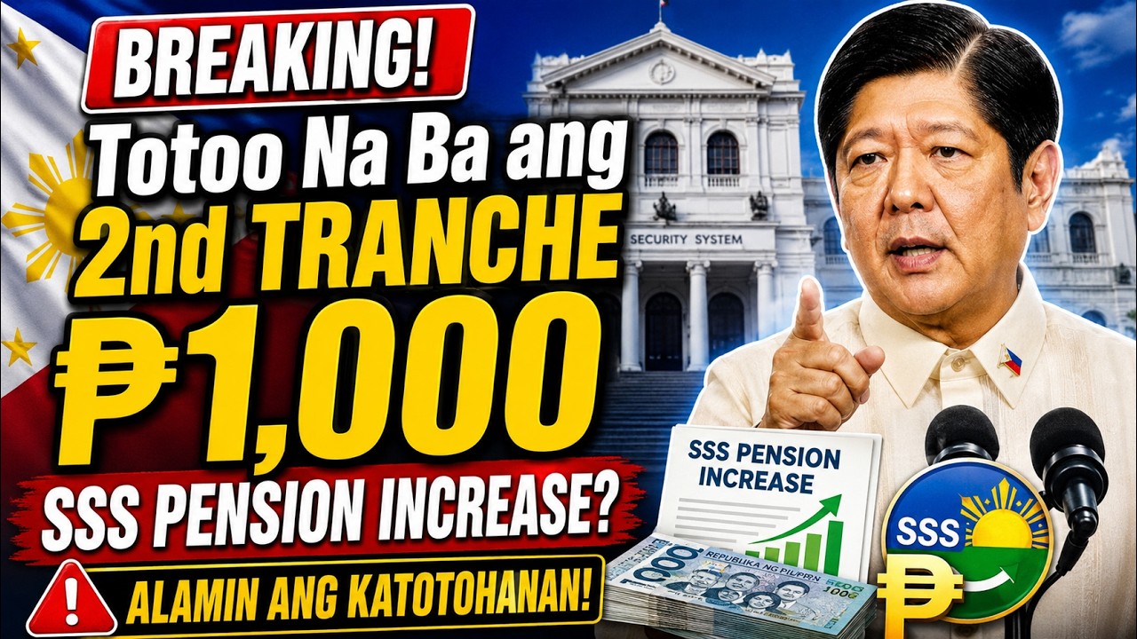 BREAKING! Totoo Na Ba ang 2nd Tranche ₱1,000 SSS Pension Increase Alamin ang Katotohanan!