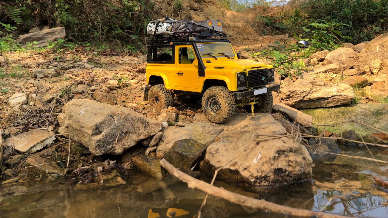 RC Off-Road Vehicles Conquer Steep Downhill & Muddy Terrain | Fishing & Camping Adventure