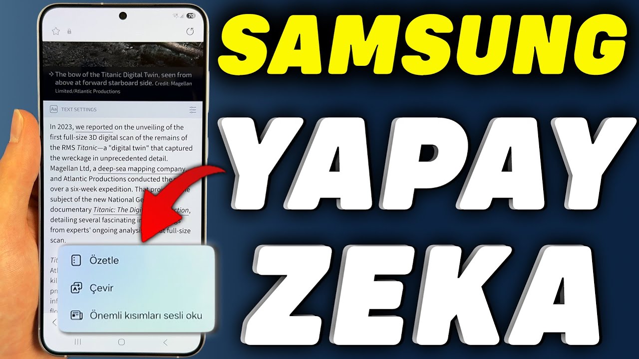 Samsung Yapay Zeka Özelliklerinin Kullanımını Anlatıyorum! Devrim Niteliğinde Yapay Zeka Özellikleri