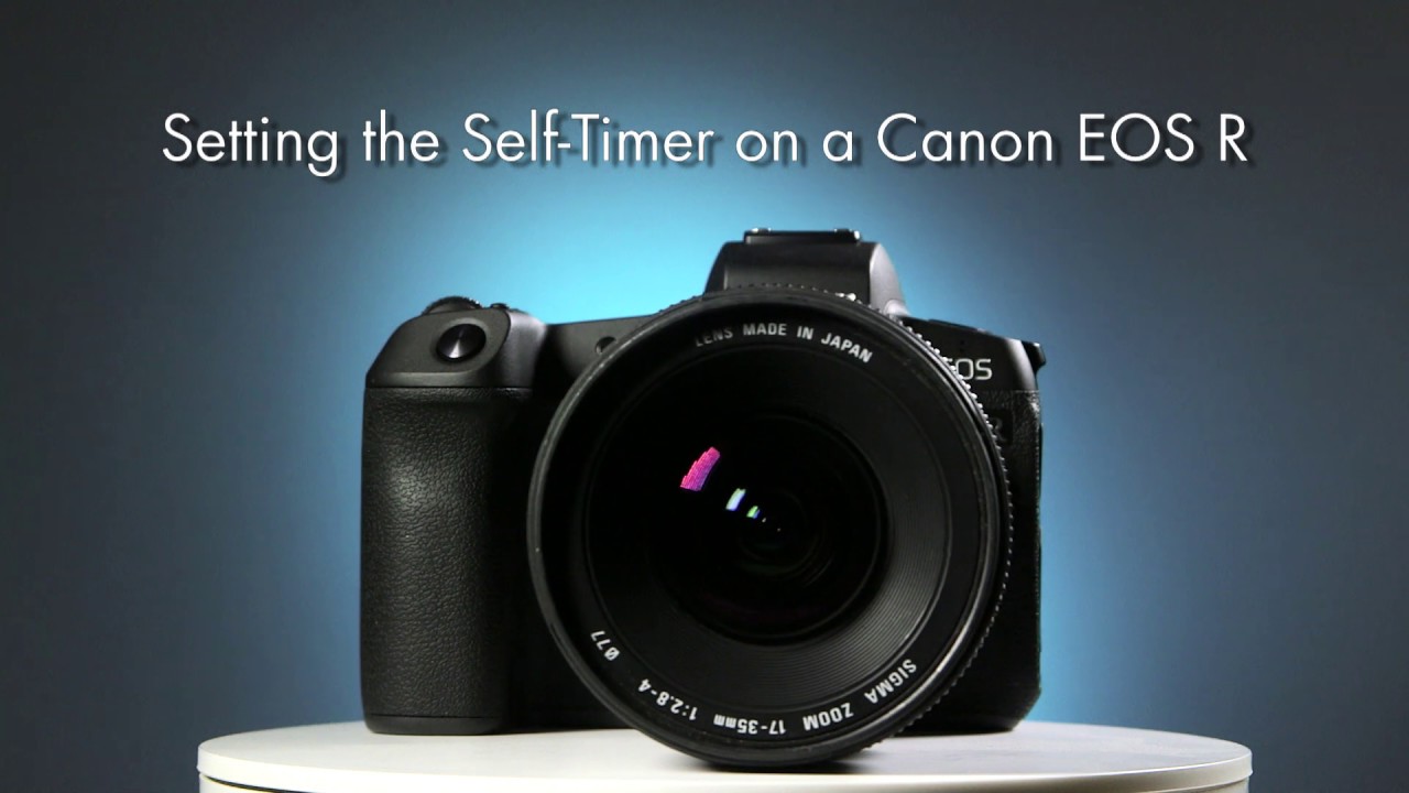 Canon EOS R Self Timer for Exposure Bracketing