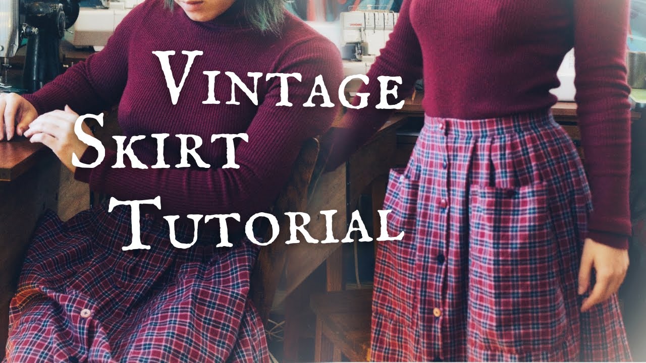How to Sew a Vintage Skirt | Tutorial