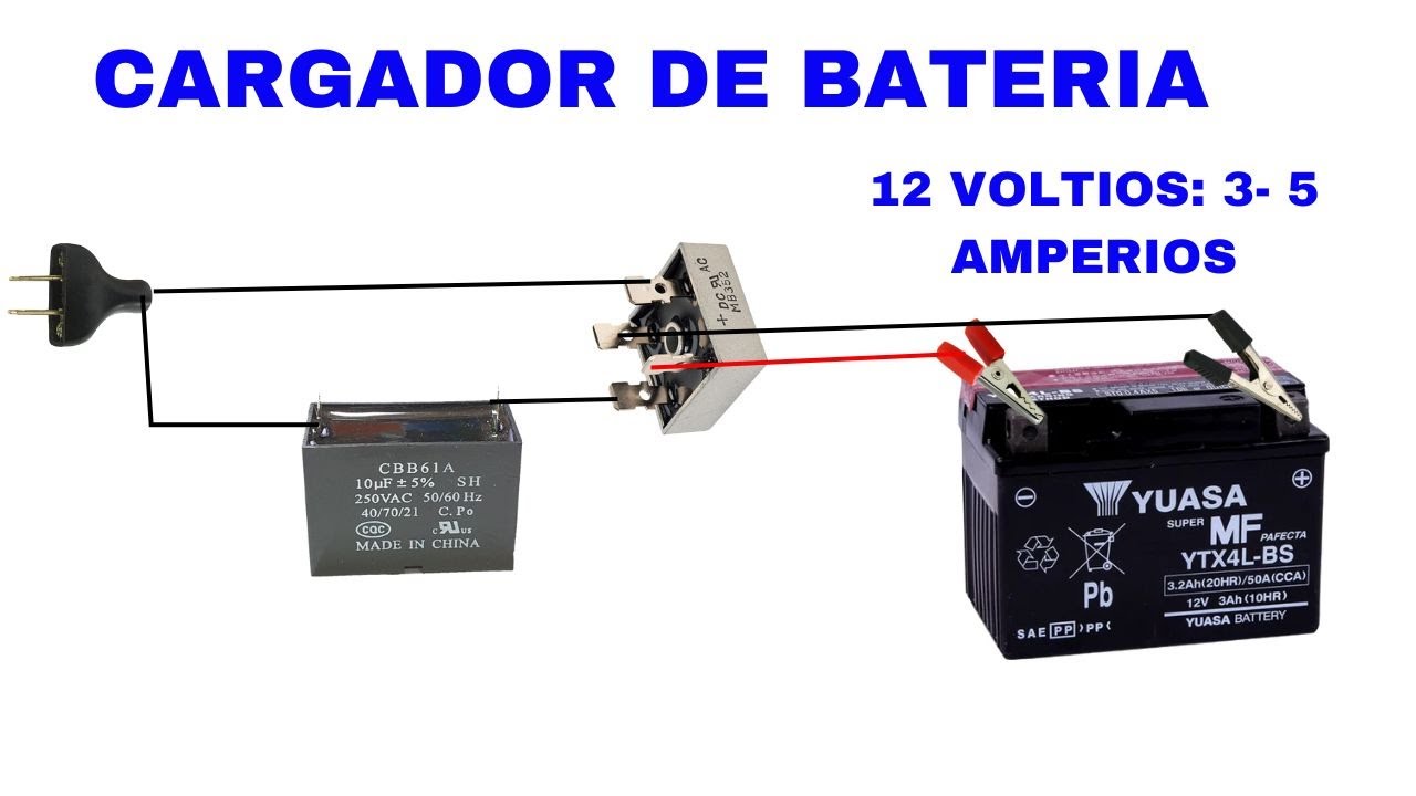 SIN TRANSFORMADOR ,, CARGADOR DE BATERIA DE 12 VOLTIOS DE 5, 3 ,2 AMPERIO