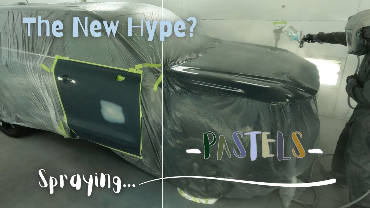Painting PASTELS is Just DIFFERENT! First Time Spraying 1L6 Massive Grey.