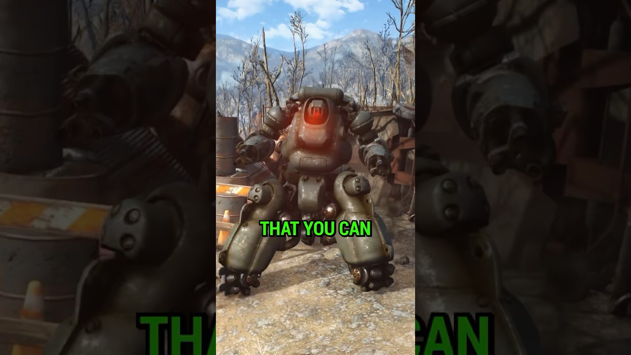 Управляйте этим ботом-охранником в Fallout 4