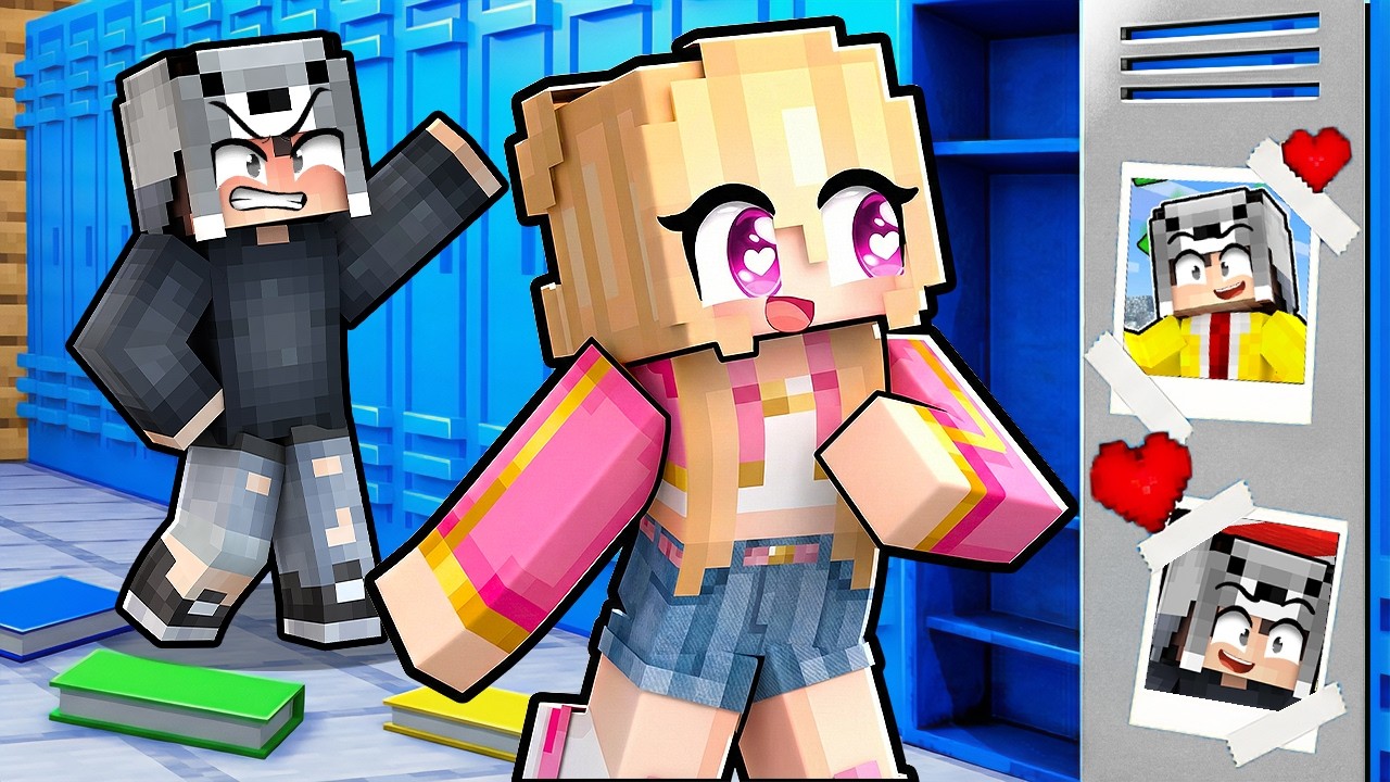 OKULDAKİ POPÜLER KIZ BANA AŞIK OLDU - Minecraft