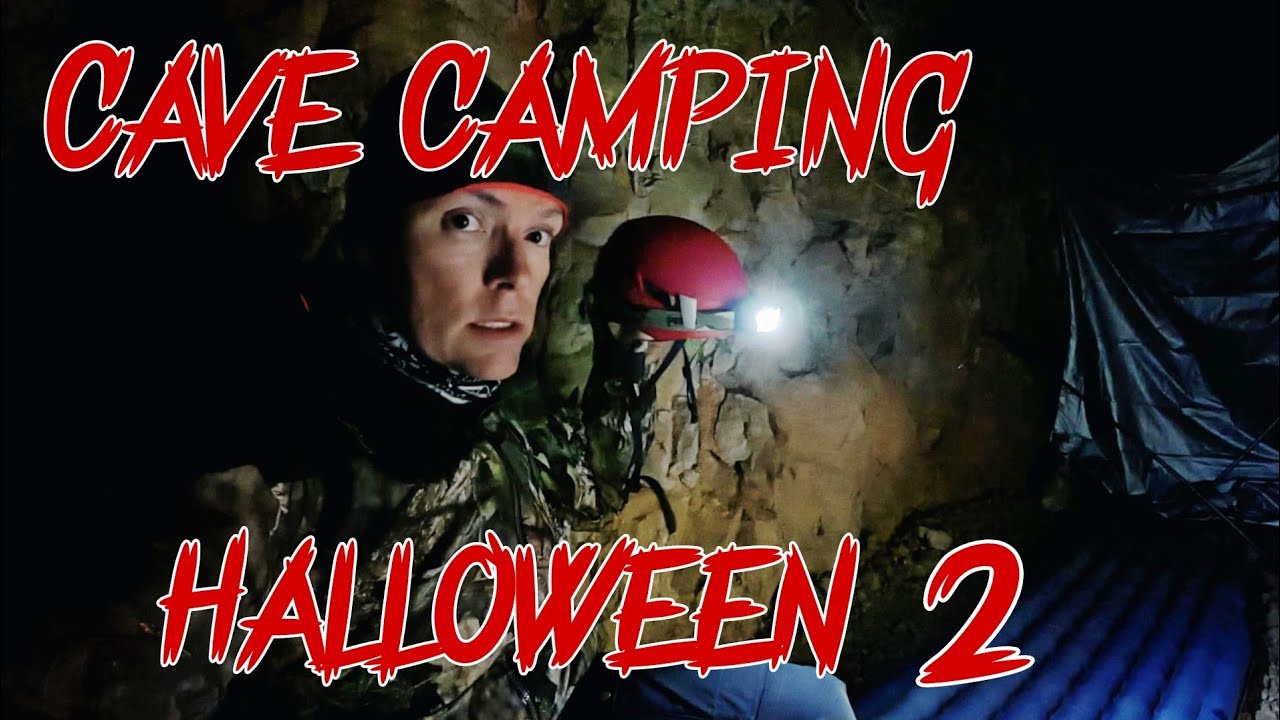 Sleeping in a Ghost Cave - Halloween Episode Part 2