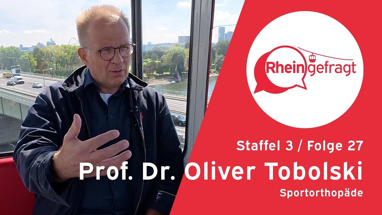 Handy-Daumen und Nacken? Prof. Dr. Oliver Tobolski ist Orthopäde und spricht darüber in der Seilbahn