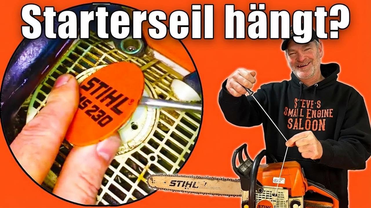 Kettensäge: Seilzug klemmt? Mit diesem 10-Sekunden-Trick läuft’s wieder!