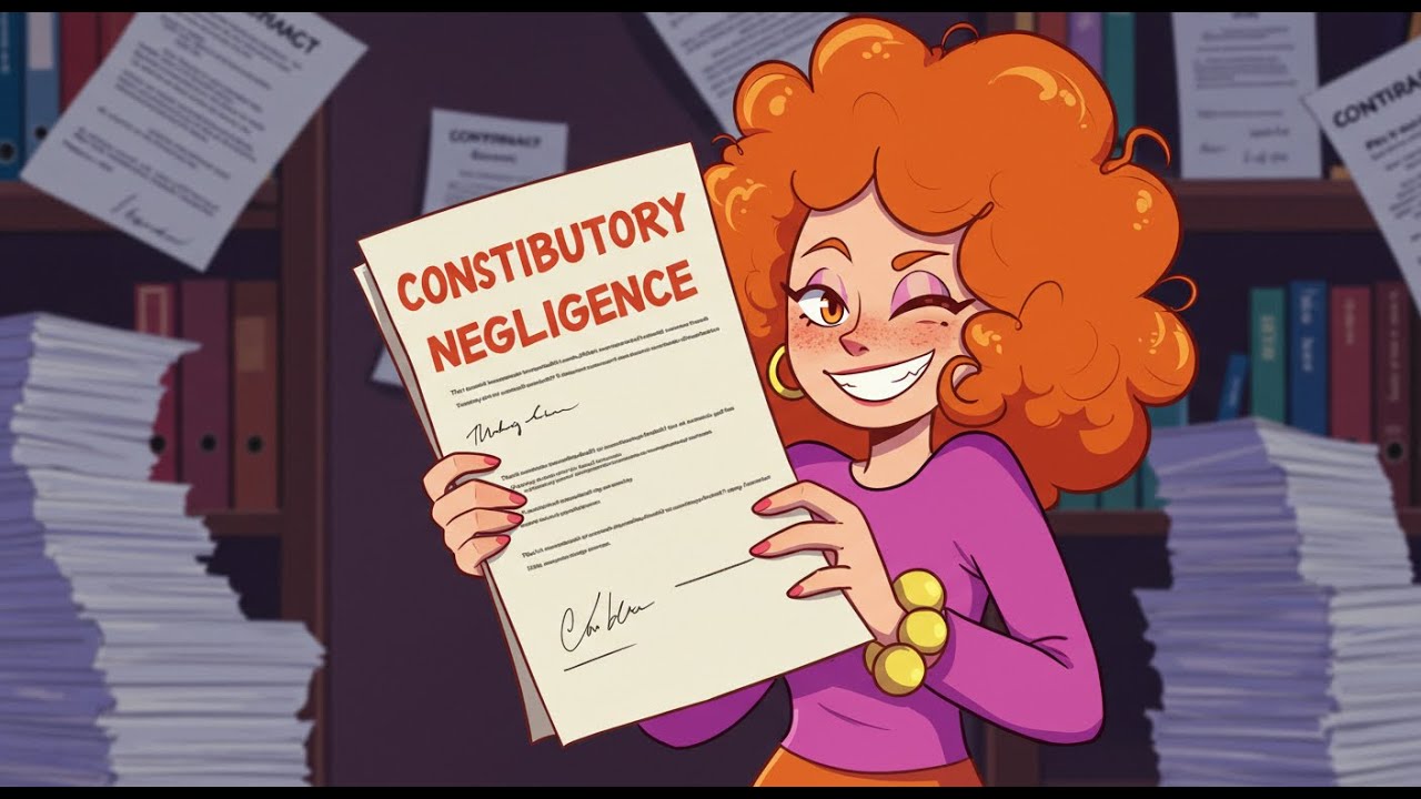 Contributory Negligence written notes explained by A Levels Academy Islamabad, difference, examples