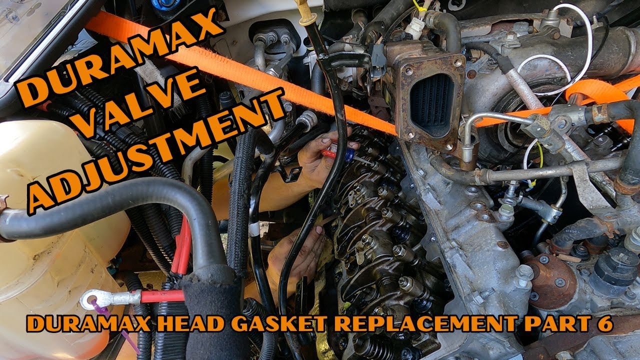 Замена прокладки головки блока цилиндров DURAMAX, часть 6