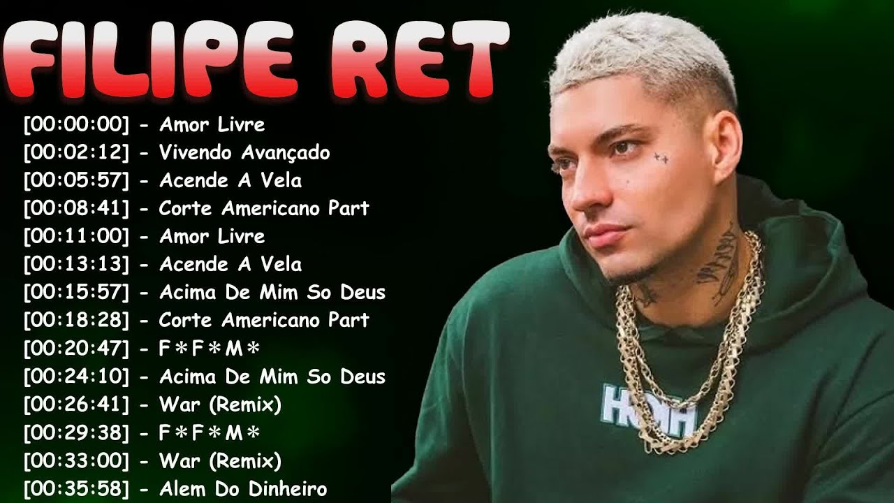 Filipe Ret – Melhores Músicas | Amor Livre, Trem Bala, Não Desista Agora, Good Vibe