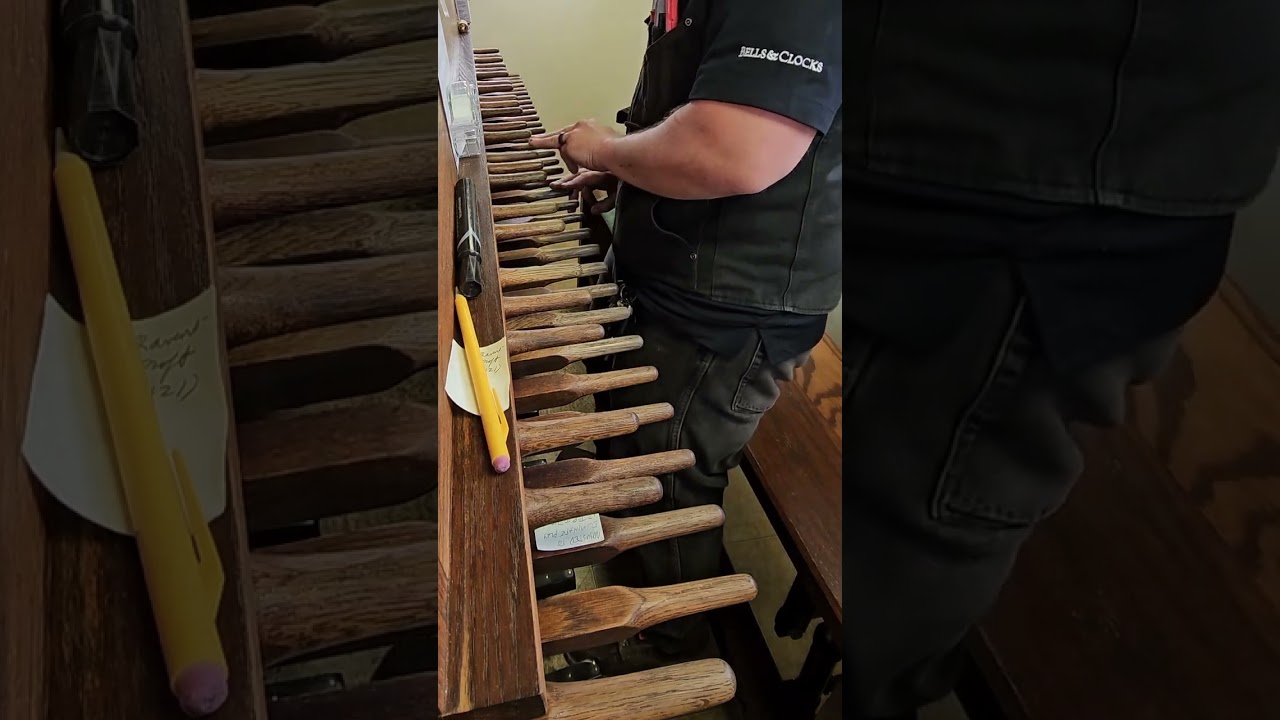 56 bell carillon full scale demo #bells #carillon #music #heavymetal