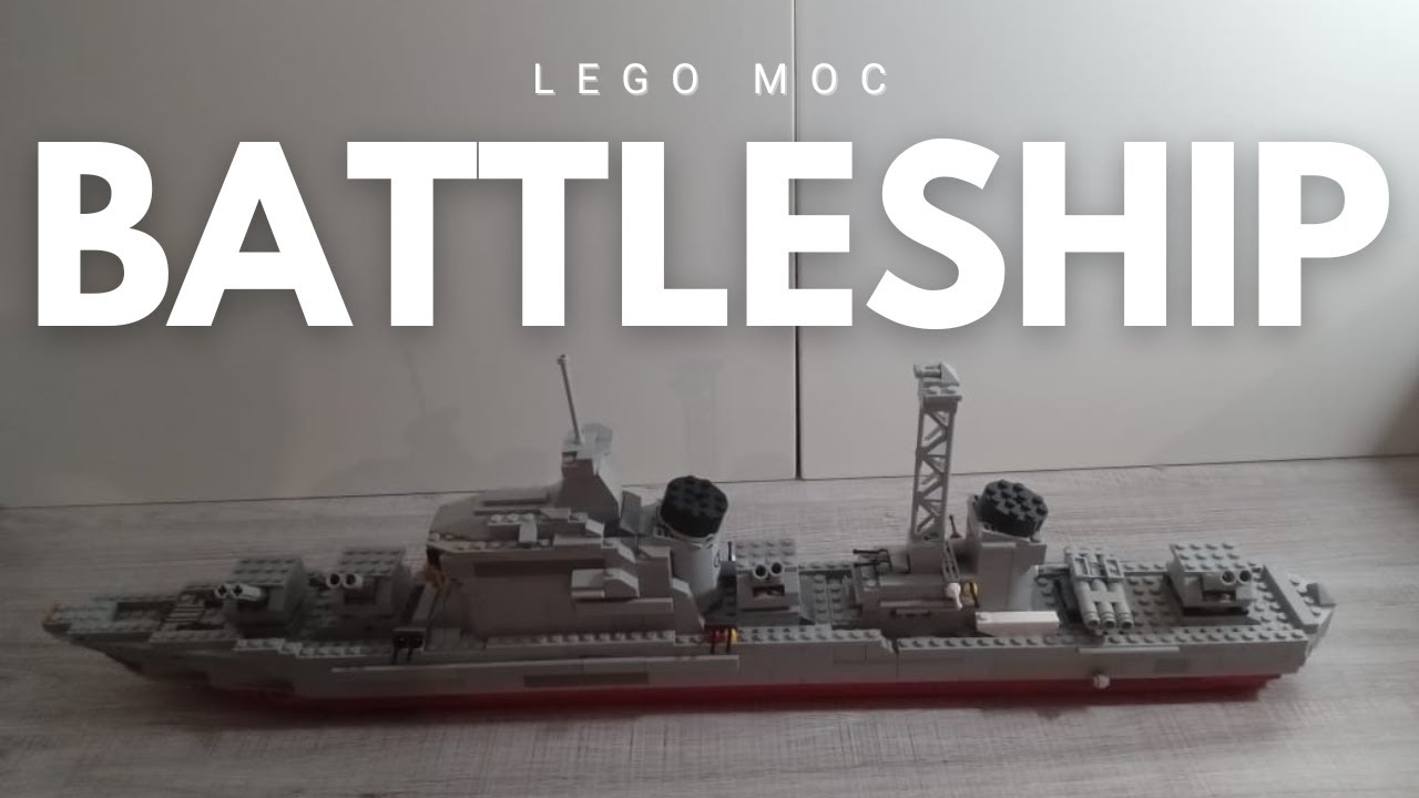 Custom Lego Moc Battleship Showcase #lego #legomoc #moc #battleship #legocreation #showcase