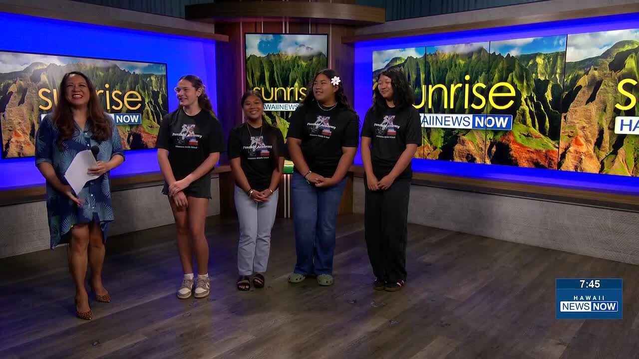Aliamanu Middle Students win Design Thinking AI Challenge