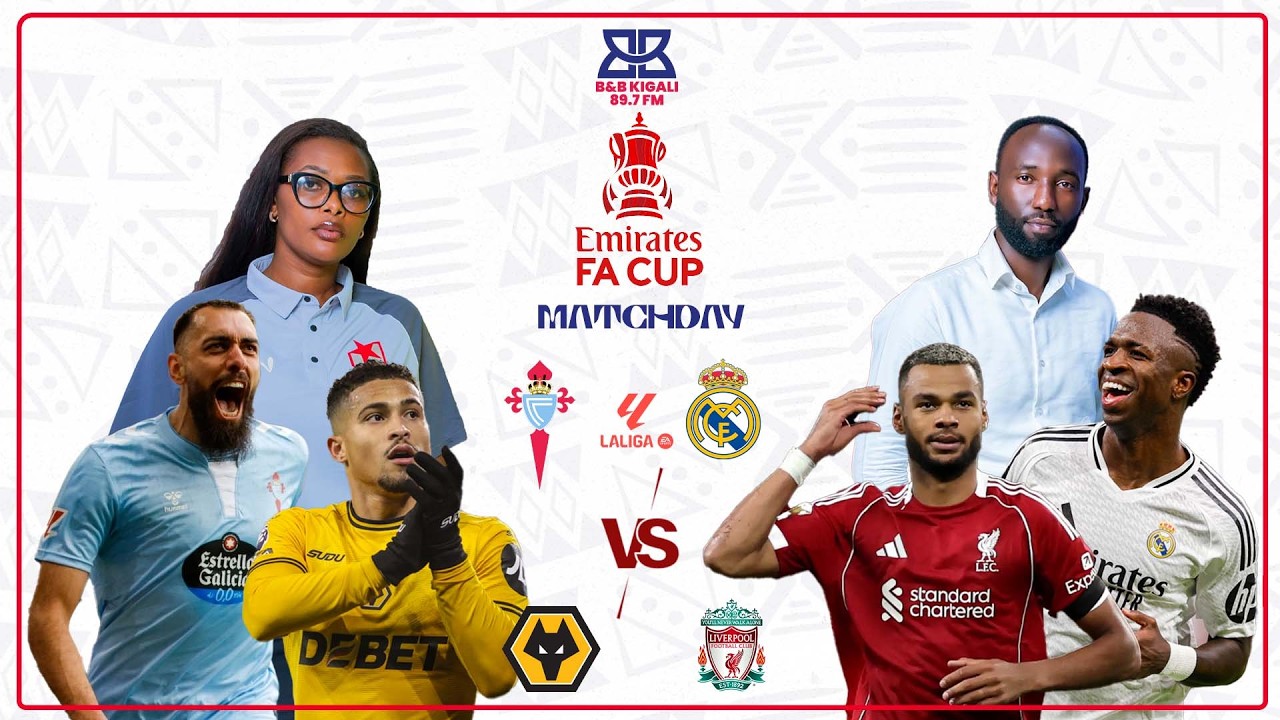 #LIVEGAME #FA-CUP #LALIGA: CELTA VIGO ( 1 - 1 ) REAL MADRID | WOLVES ( 0 - 2 ) LIVERPOOL