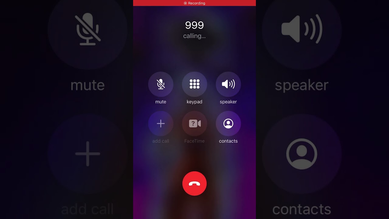 Calling 999