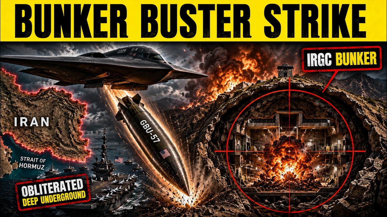 U.S. Bunker Buster Bombs Just OBLITERATED Iran