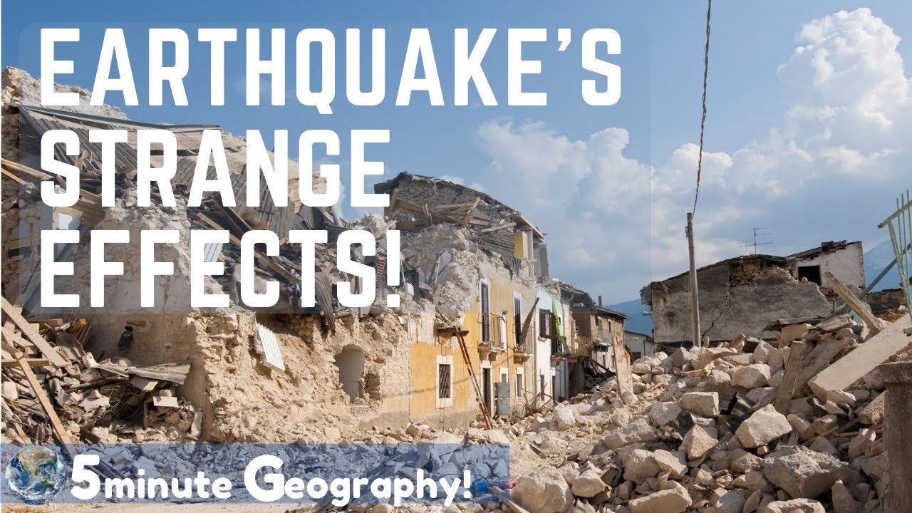 The Three Surprising  Effects of Earthquakes