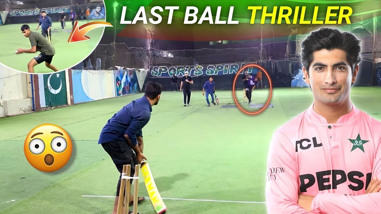 Aesa Match Tou Hum Ne Khud Bhi Expect Nahi Kiya Tha 😱 | Last Ball Thriller | Indoor Cricket Match 