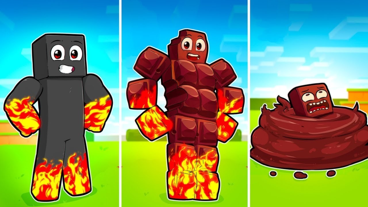 ME TRANSFORMEI EM CHOCOLATE NO MINECRAFT!