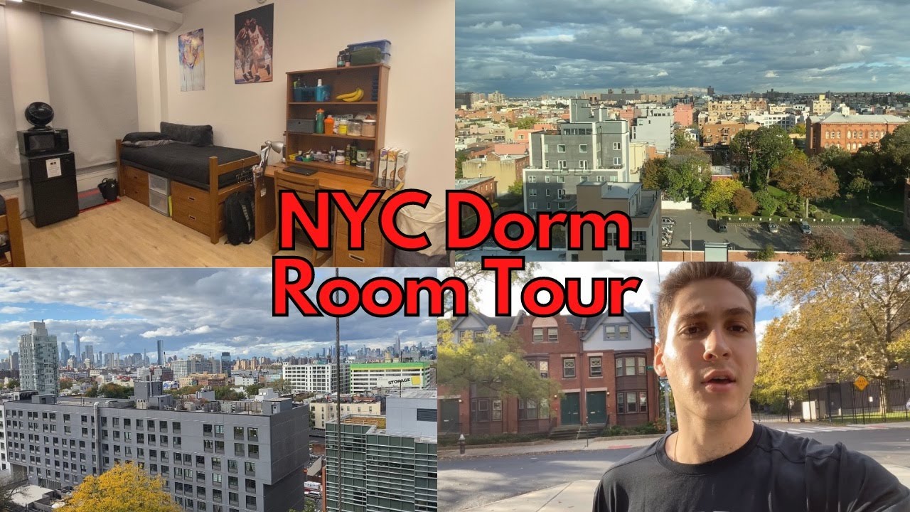 NYC COLLEGE DORM TOUR | Pratt Institute | Student-Athlete Edition | BEST DORM ROOM VIEW in NYC!?!?