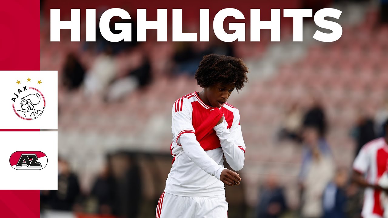 Highlights Ajax O18 - AZ O18 | Competitie