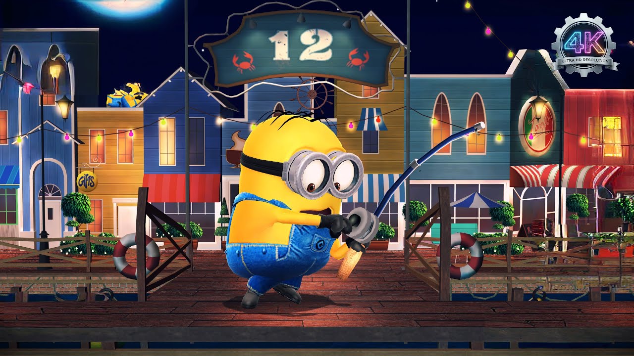 Minion Rush: Dave Gameplay - Pier 12 Map 170 Jumps 🏃‍♂️ Old Version PC 4K